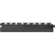Blue Hawk 4-Pack 0.25-in x 2.5-in x 20-in PVC Plastic Tile Black 338683