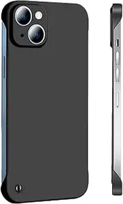 RUNGOS for iPhone 13 Mini Case Borderless Slim (Bare Metal Feel) [Ultra Thin as No Case on] Rapid Heat Dissipation Cooling Cover for iPhone 13 Mini Phone Case, Hard PC Resilient Shockproof Cover 5.4''