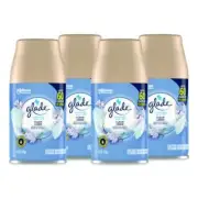 Glade Automatic Air Freshener, Clean Linen, 6.2 oz Can, 4/Pack 375630 SC Glade