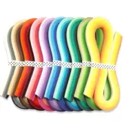 JUYA Multi-Color Paper Quilling Strips Set 60 Colors 10 Packs 54cm Length Paper