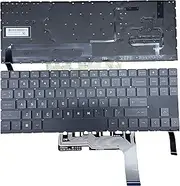 YIJIATech Replacement Keyboard with Screwdriver US Layout for HP OMEN 15-EN 15-EK TPN-Q238 TPN-Q236 15-en0000 15-en0013dx 15-en0023dx RGB Colorful Backlit Laptop Keyboard