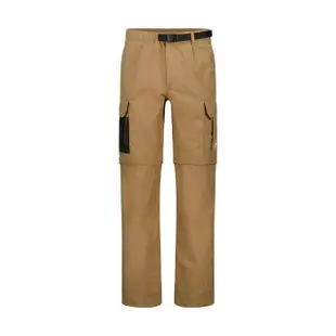 【Mammut 長毛象】Hiking Cargo 2 in 1 Pants AF Men 日系經典兩截式工作長褲 深沙褐 男款 #1022-02260