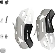 Accessories R1250GS Engine Guards Cylinder Head Guards Protector Cover Guard for B&M&W R1250 GS ADV Adventure R1250RS R1250RT 2019 2020 (Color : Silver-BIack)