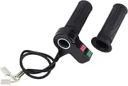 1 Pair Electric Car E Bike Universal Swivel Handle, Three Speed High School Low Plus Automatic Acceleration Function Throttle Grip Control Handle Grips Forward Reverse Gear