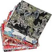 BATHVEVE 30Sheets Fabric Patchwork DIY Craft Supplies Ornaments for Home Projects Soft and Breathable Material for Handicrafts and Quilting