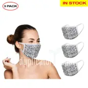 Washable Face Mask (In Stock) - Double Layer Facemask - 3 Pack, Ships From USA