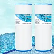 URDOGSL C-4950 Hot Tub Spa Filter Cartridges Replace Pleatco PRB50-IN,Unicel C-4950, Filbur FC-2390, PRB50IN, Jacuzzi J210/J220/J235/J245/J275, 413-212-02, 50 Sq. Ft, 2 Pack
