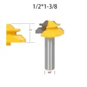 45 Degree 1/2*1-3/8 Small Lock Miter Router Bit Tenon Cutter Tools