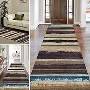Carpet Runner Rugs, Non-Slip Washable Area Rugs for Kitchen Hall Entryway Corridor Floor Decor 1m 1,5m 2m 2,5m 3m 3,5m 4m 4,5m 5m 5,5m 6m Classical Extra Long Narrow Mats(2.3ft×11.5ft/70×350cm)