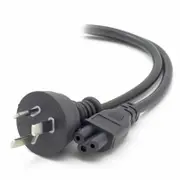 Alogic 1m Aus 3 Pin Mains Plug to IEC C5Male Female Power Cables - MF-AUS3PC5-01
