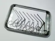 Micro Alligator Cup Ear Forceps Bellucci Scissors 3.5" Serrated Surgical German