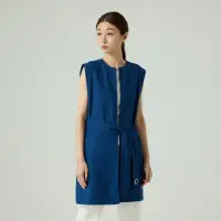 在飛比找momo購物網優惠-【giordano ladies】22SS_棉麻綁帶背心(0