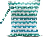 [CVYW] Wet Dry Bag Wet Bag for Swimsuit Dirty Yoga Gym Clothes Diaper Camping Beach Poor Travel Summer Essential Vacation Holiday Summer Wave