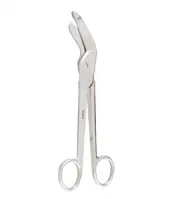 Hercules Cast & Bandage Scissor, 8", Angled, Serrated Blades, Heavy Duty