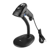 Handheld USB 1D Barcode Scanner with Stand, Wired CCD Bar Code Reader for POS