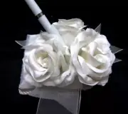 Pen Three Roses Organza Ribbon