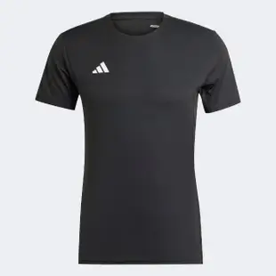 【adidas 愛迪達】上衣 男款 短袖上衣 運動 吸排 訓練 亞規 ADIZERO E TEE 黑 IN1156