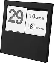 DOITOOL Elegant Perpetual Calendar Block for Office and Home Decor Reusable Table Calendar with Month and Date Display Stylish Desk Accessory for Planning and Organization