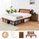 野崎5尺床箱型4件房間組-床箱+高腳床+床頭櫃2個