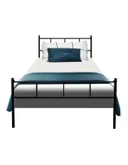 [Artiss] Sol Metal Bed Frame Single Size in Black