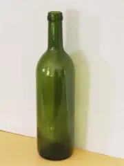 Glass Green Wine Bottle 750 ml 25 oz 11 1/2" Tall Home Brew Cork Top Kombucha