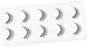 HAKIDZEL Thick Dense False Lashes 5 Pairs Natural Fiber Eyelash Extension Stage Makeup Eyelashes for Women