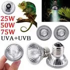 UVA+UVB 25W-75W Reptile Heat Basking Light Bulb Lamps Lizard For Tortoise E7H4