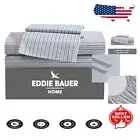 Machine Washable Full Cotton Percale Sheet Set with Pillowcases - Ticking Stripe