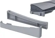 ABS Horizontal Stand Bracket for PS5 Pro Digital & Disc for PS5 Slim Console Mount Holder Accessories (Grey)