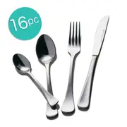 16pc Maxwell & Williams Cosmopolitan Cutlery Set w/ Tea/Dessert/Spoon/Knife/Fork