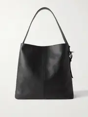 [MCQUEEN] MCQUEEN - T-bar Sling Textured-leather Tote - Black - One size One size Black
