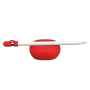 Baseus apple pencil holder from high-quality silicone, gel, and rubber red