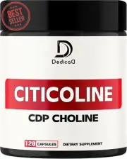 Citicoline CDP Choline 300mg 120 Capsules Cognitive Focus Mood Brain Support