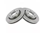 TRQ 83BP49Q Front Brake Rotor Set Fits 2007-2009 Saab 97X 4.2L 6 Cyl (for: Saab)