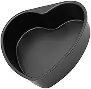 Alipis Heart Cake Mold with Removable Bottom Non Stick Aluminum Baking Pan for DIY Cake Baking and and Easy to Clean