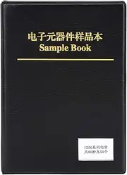 Black Plastic 1206 80 Value Capacitors Kit Sample Book Organizer Electron Components Storage for Engineers Technicians Hobbyists Black Plastic 1 Pack
