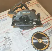 ✅ NEW RIDGID R8652 18V GEN5X Cordless 7-1/4 INCH Circular Saw (Tool Only)W BLADE