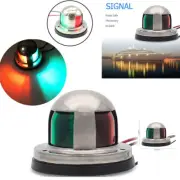 2 IN 1 Stainless Steel Boat Marine Yacht Bow Navigation LED Light 12V DJ8 AU
