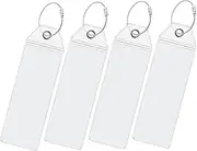 SOESFOUFU 4Pcs Luggage Tags Durable Baggage Identifiers with Cover Portable Travel Tags for Suitcases Backpacks and Cruise Bags for Frequent Travelers