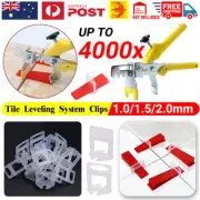 400-4000x Tile Leveling System Clips Levelling Spacer Tiling Tool Floor Wall AU