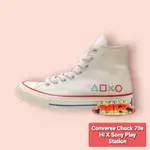 匡威 索尼 CONVERSE CHUCK 70 年代 HI WHITE X SONY PLAY STATION 中性鞋