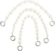 SEWACC 3Pcs Pearl Phone Hanging Chain Bag Supplies Decorative Mobile Phone Strap for Handbags Keychains Shiny Gradient Pearl Design Easy to Install and Fashionable