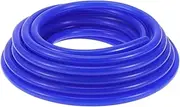 X AUTOHAUX 1 Pc for Air and Water Silicone Vacuum Tubing Hose High Temperature Automotive Vacuum Line 50Ft 3/8" 10mm ID 3.5mm Thickness Blue Silicone