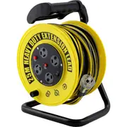 ULTRACHARGE UR24025R Handyman Ext Reel With - 25M 4 Way Surge Power Board 25 Metre Cable HANDYMAN