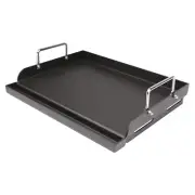 Griddle for Gas Grill, Flat Top Cast Iron Griddle Insert for Outdoor Gas Gril...