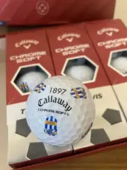 Callaway Chrome Soft Truvis Golf Ball Bellerive CC St. Louis, MO 12 NEW Logo