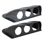 Universal 2 Car Motorcycle SUV Pillar 3-Hole 52mm Gauge Meter Mount Holder