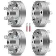 4pcs 2" 5x5 to 6x5.5 14x1.5 studs wheel spacers for Jeep Wrangler 2007-2013