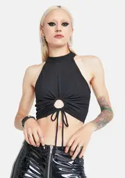 Let Me Go Keyhole Crop Top