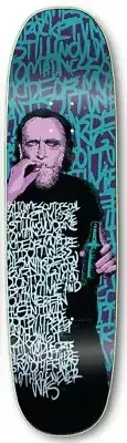 Strangelove Hank Charles Bukowski 8.62 Shaped Skateboard Deck